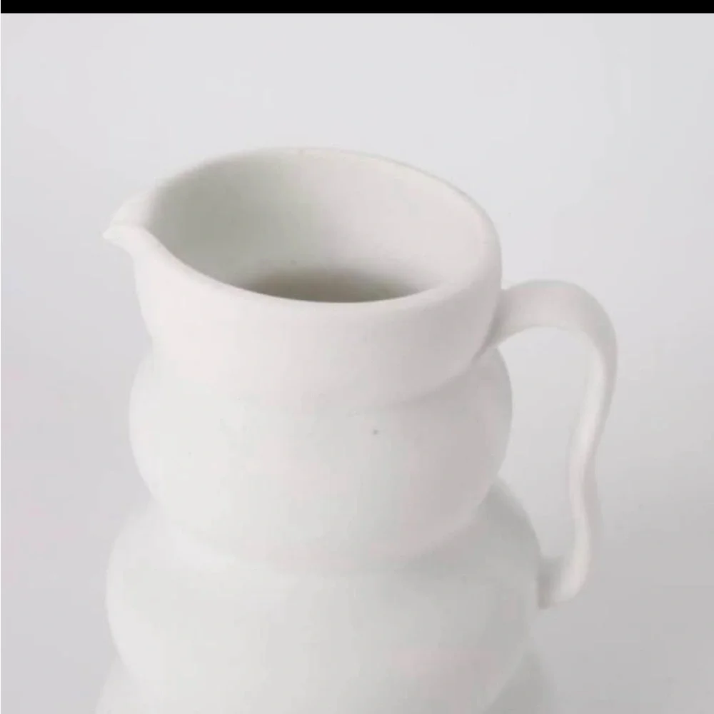 NIB Modern Wavy Ceramic Vase